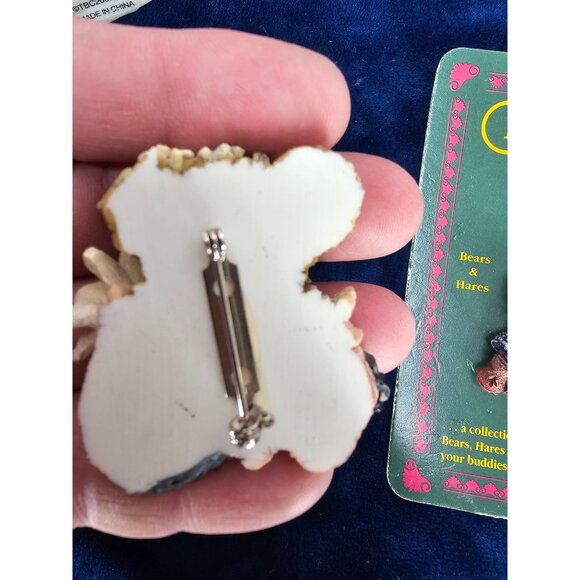 LOT OF 4 BEARWARE BOYDS BEARS & FRIENDS RESIN BROOCH‎ PIN - Picture 11 of 13